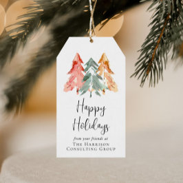 Etiquetas Para Regalos Logotipo de negocio Felices vacaciones Navidades d