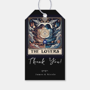 Etiquetas Para Regalos LOS AMANTES Tarot Celestial Hombre y Mujer Almas G