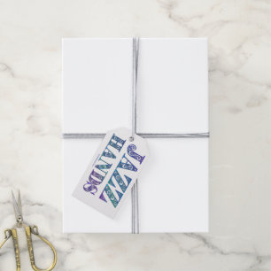 Etiquetas Para Regalos Los colores vibrantes del Jazz Hands de SlipperyJo