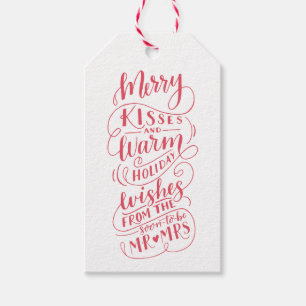 Etiquetas Para Regalos Los felices besos calientan los deseos Sr. y