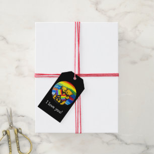 Etiquetas Para Regalos Los osos de personalizable aman a la pareja LGBT c