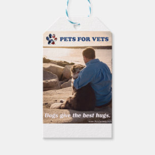 Etiquetas Para Regalos Los perros dan los mejores abrazos
