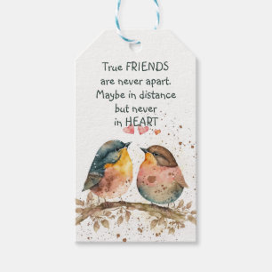 Etiquetas Para Regalos Los verdaderos amigos nunca están separados, tal v