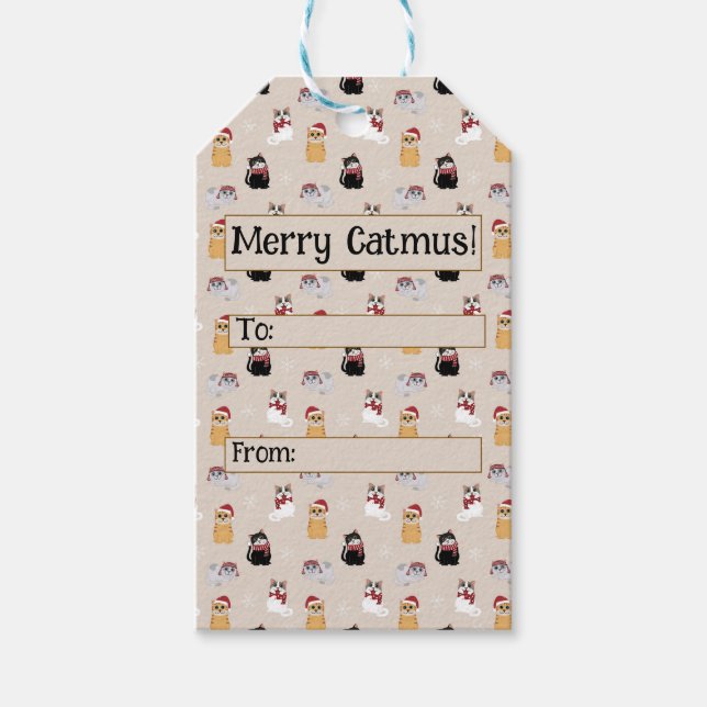 Etiquetas Para Regalos Love my cats (Anverso)