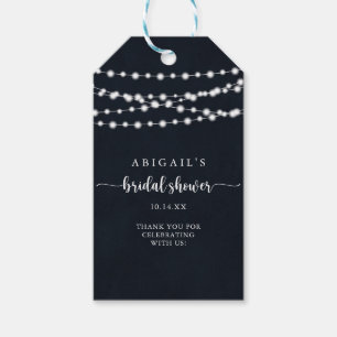 Etiquetas Para Regalos Luces de Cuerda Rústicas Despedida de Soltera 