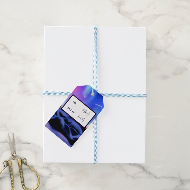 Etiquetas Para Regalos Luces de ensueño (Con cuerda)