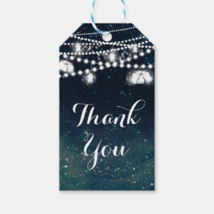 Etiquetas Para Regalos Luces de frasco de Mason para el cielo nocturno de