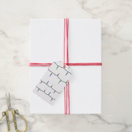Etiquetas Para Regalos Luces de Navidad