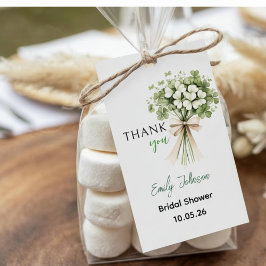 Etiquetas Para Regalos Lucky Charm Bridal Shower Thank You Favor Tag