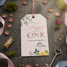 Etiquetas Para Regalos Magical Fairy Floral Garden Pixie Girls Birthday