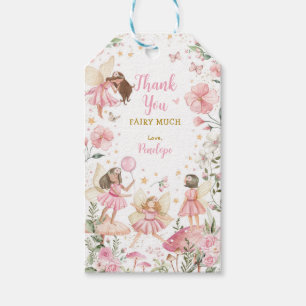 Etiquetas Para Regalos Magical Forest Fairy Floral Garden Favor del Cumpl