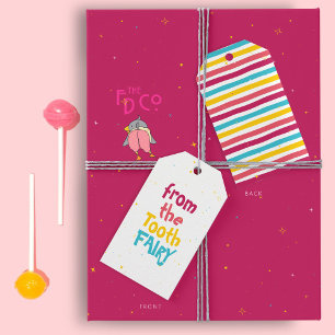 Etiquetas Para Regalos Mágico divertido lindo "de la FERIA Diente"