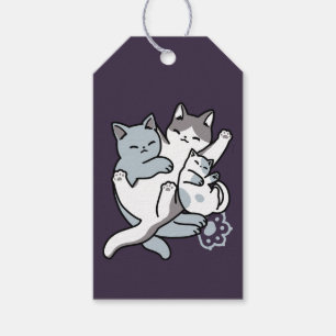 Etiquetas Para Regalos Malabarismo de leva - gatos durmientes curados