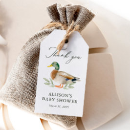 Etiquetas Para Regalos Mallard Duck Baby Shower