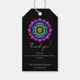 Etiquetas Para Regalos Mandala Esotérico Holístico Metafísico Gracias