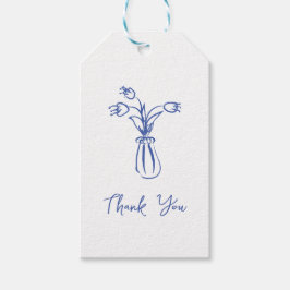 Etiquetas Para Regalos Mano de garabato de esgrima caprichosa gracias