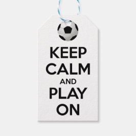 Etiquetas Para Regalos Mantener la calma y jugar