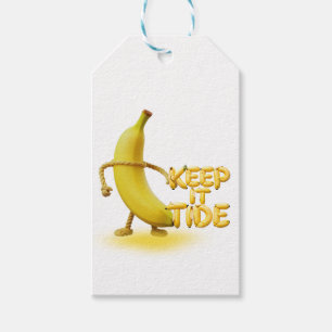 Etiquetas Para Regalos Manténlo Tide – Tipografía Divertida de Plátano Mi