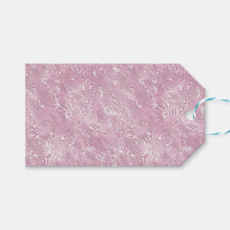 Etiquetas Para Regalos Marbled Silk Moire Pattern in Dusty Pink