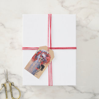 Etiquetas Para Regalos Marie Antoinette Art Deco Style Mask Pearls