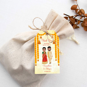 Etiquetas Para Regalos Marigold garlands campanas con el boda Tamil Telug