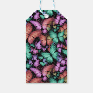 Etiquetas Para Regalos Mariposas Coloridas Imprimir