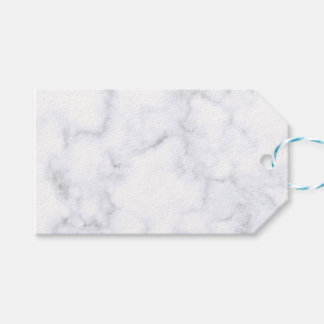 Etiquetas Para Regalos Mármol Blanco Moderno
