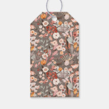 Marrón, Crema, Rosa Floral Botánico Flor