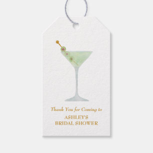 Etiquetas Para Regalos Martini Cocktail Wedding Favor Bridal Shower