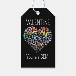 Etiquetas Para Regalos Más de 100 Crystals Gems Minerals Día de San Valen