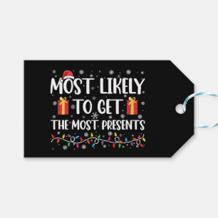 Etiquetas Para Regalos Más Probable De Recibir Más Regalos De Navidad 