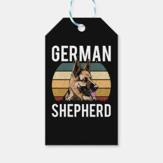 Etiquetas Para Regalos Mascota alemán de pastor de perro de pastor