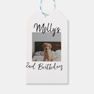 Etiquetas Para Regalos Mascota gato perro foto de cumpleaños animal simpl