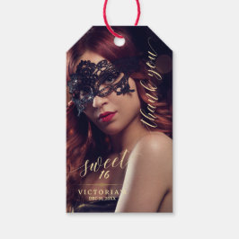 Etiquetas Para Regalos Masquerade Photo Sweet 16 Gift Tag