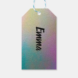 Etiquetas Para Regalos Mata metálica personalizada