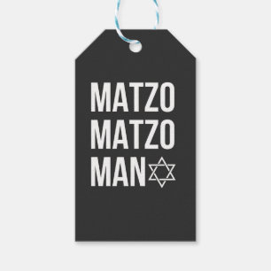 Etiquetas Para Regalos Matzo Matzo Man Hanukkah judío