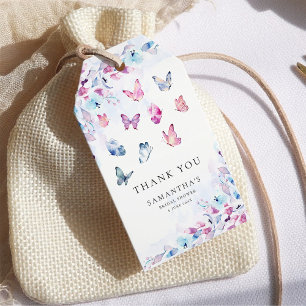 Etiquetas Para Regalos Me Da Una Ducha De Novias Mariposas