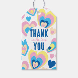 Etiquetas Para Regalos Me encantan los corazones.