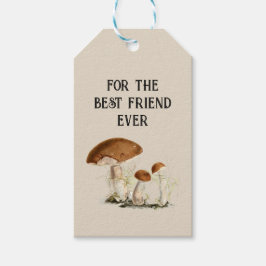 Etiquetas Para Regalos Mejor Amigo De Los Hongos Vintage Personalizados