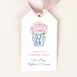 Etiquetas Para Regalos Melocolía En La Ducha Bridal De Ginger Jar