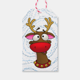 Etiquetas Para Regalos Menagerie Style Rudolph, Gift Tag