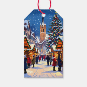 Etiquetas Para Regalos Mercado de Navidad de Estrasburgo, Francia