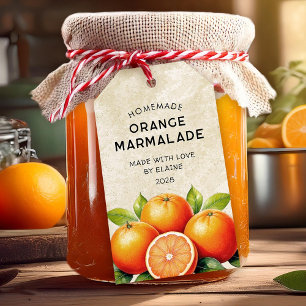 Etiquetas Para Regalos mermelada de naranja vintage receta casera despens