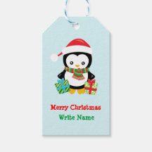 Merry Christmas Penguin ilustración