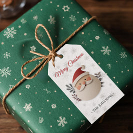 Etiquetas Para Regalos Merry Christmas Santa – Personalized Holiday Gift 