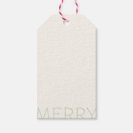 Etiquetas Para Regalos Merry Holly Days (Green)