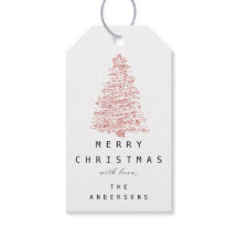 Merry To Name Holiday Christmas Tree Rosa White