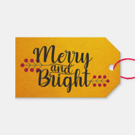 Etiquetas Para Regalos Merry y Bright