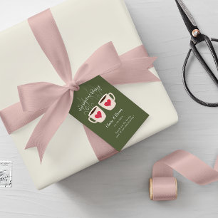 Etiquetas Para Regalos Mezcla perfecta para tazas de café con iluminación
