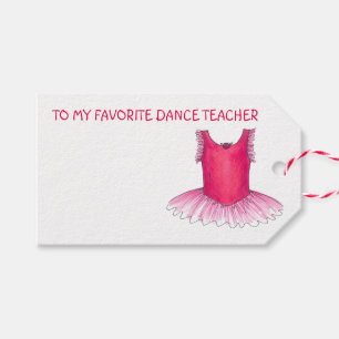 Etiquetas Para Regalos Mi ballet favorito de bailarina Ballerina Tutu